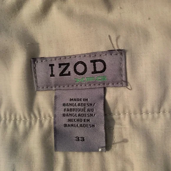 IZOD Classic Khaki Trousers - Picture 1 of 3
